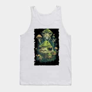 Frogs And Shrooms Tank Top